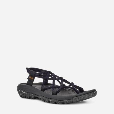 Teva Hurricane XLT Infinity - Women's Teva Hiking Sandals - Black / Purple / Silver | India (UYSX913